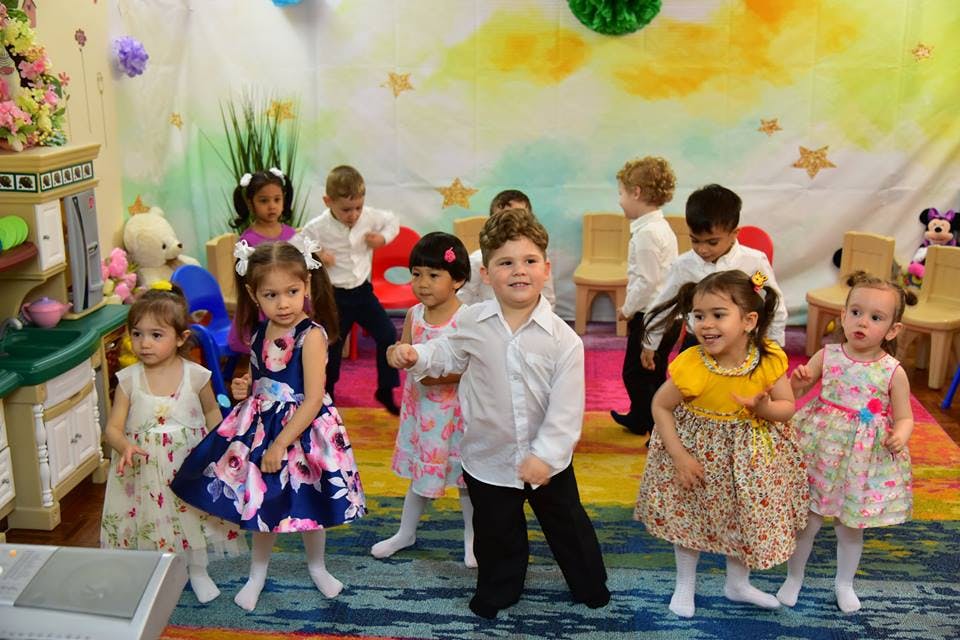Group of children in a classroom
