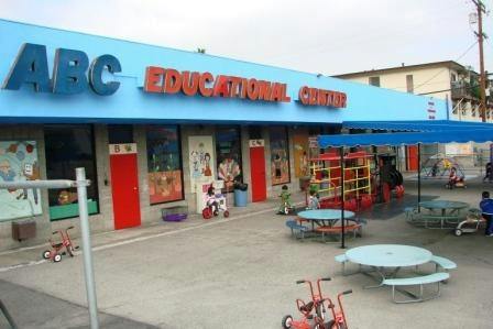 ABC Educational Centre building exterior with outdoor play area