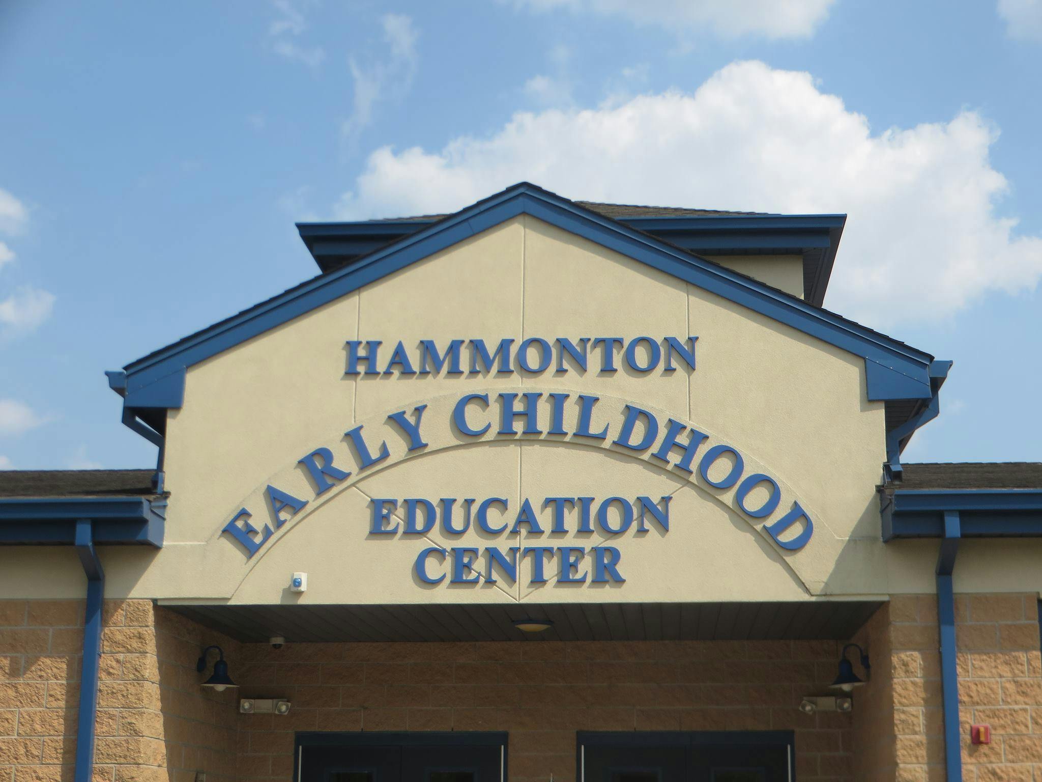 Hammonton Early Childhood Education Center sign on a building