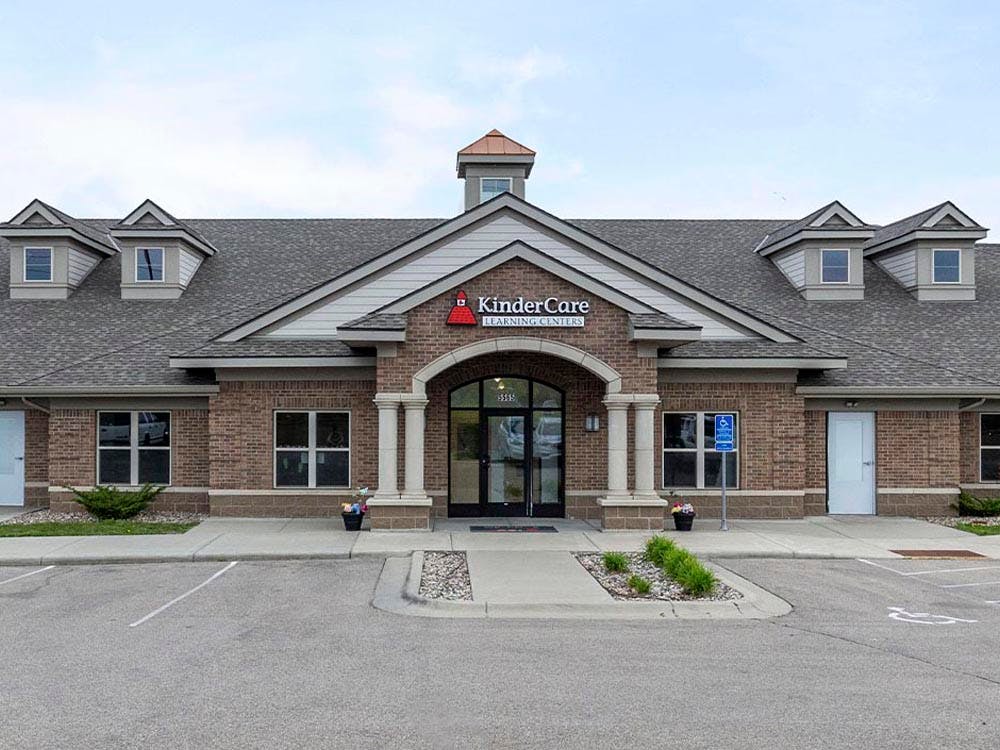 KinderCare Learning Centers building with a sign above the entrance