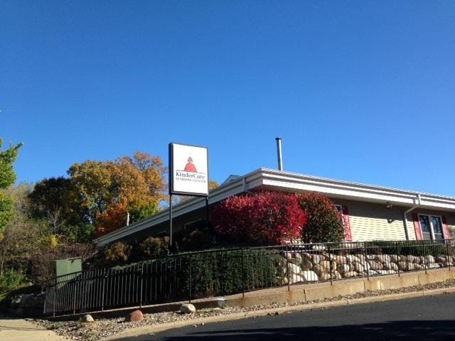 KinderCare sign outside a building