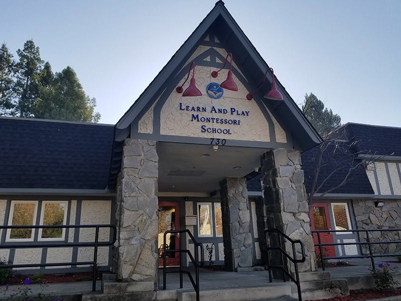 Entrance to Learn and Play Montessori School