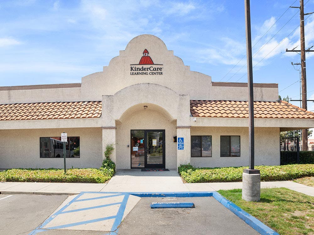 KinderCare Learning Center building with "KinderCare Learning Center" visible