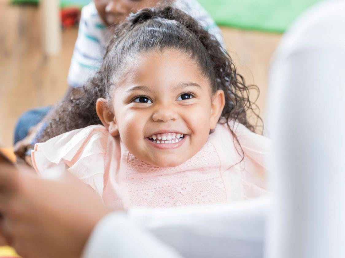 Child smiling