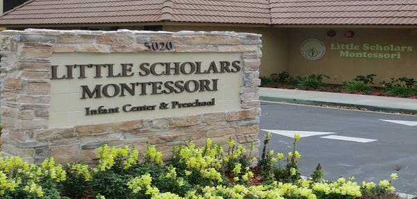 Little Scholars Montessori Infant Center & Preschool sign