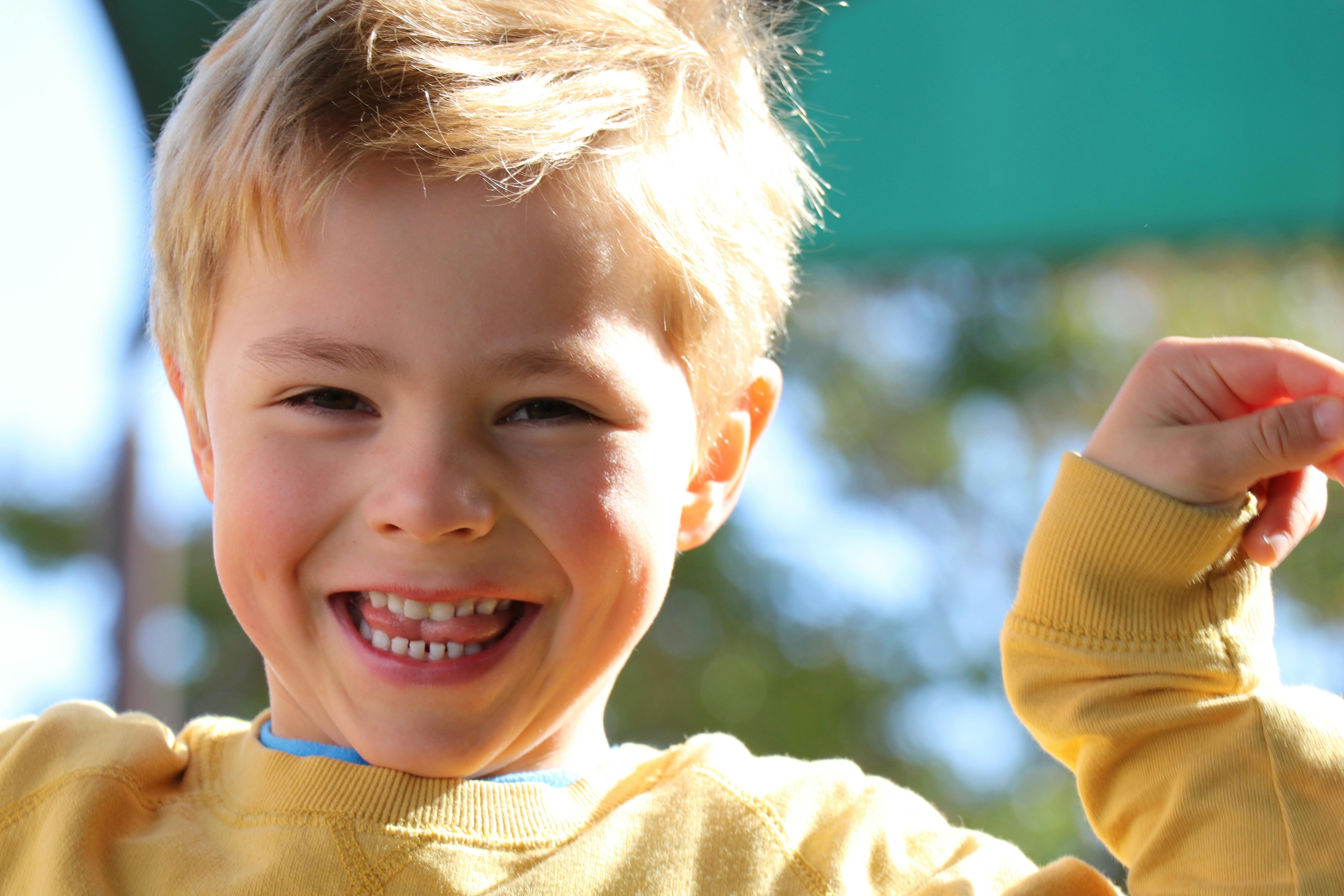 Child smiling