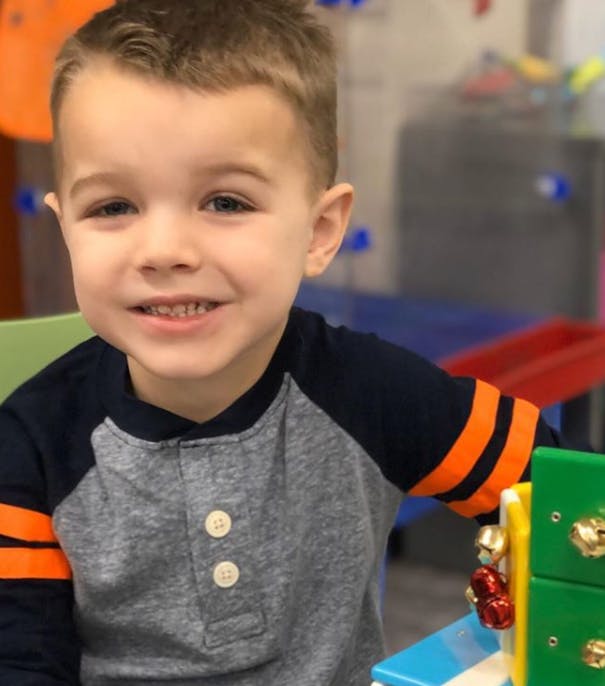 Child smiling