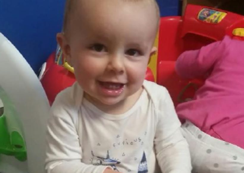 Child smiling