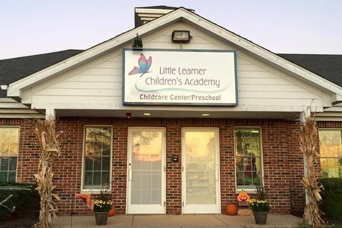Building with sign "Little Learner Children's Academy Childcare Center Preschool"