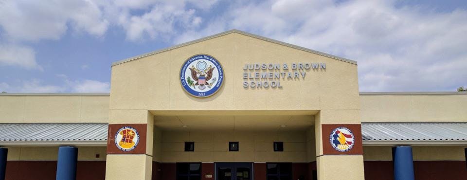 Joseph Brown Elementary School building entrance