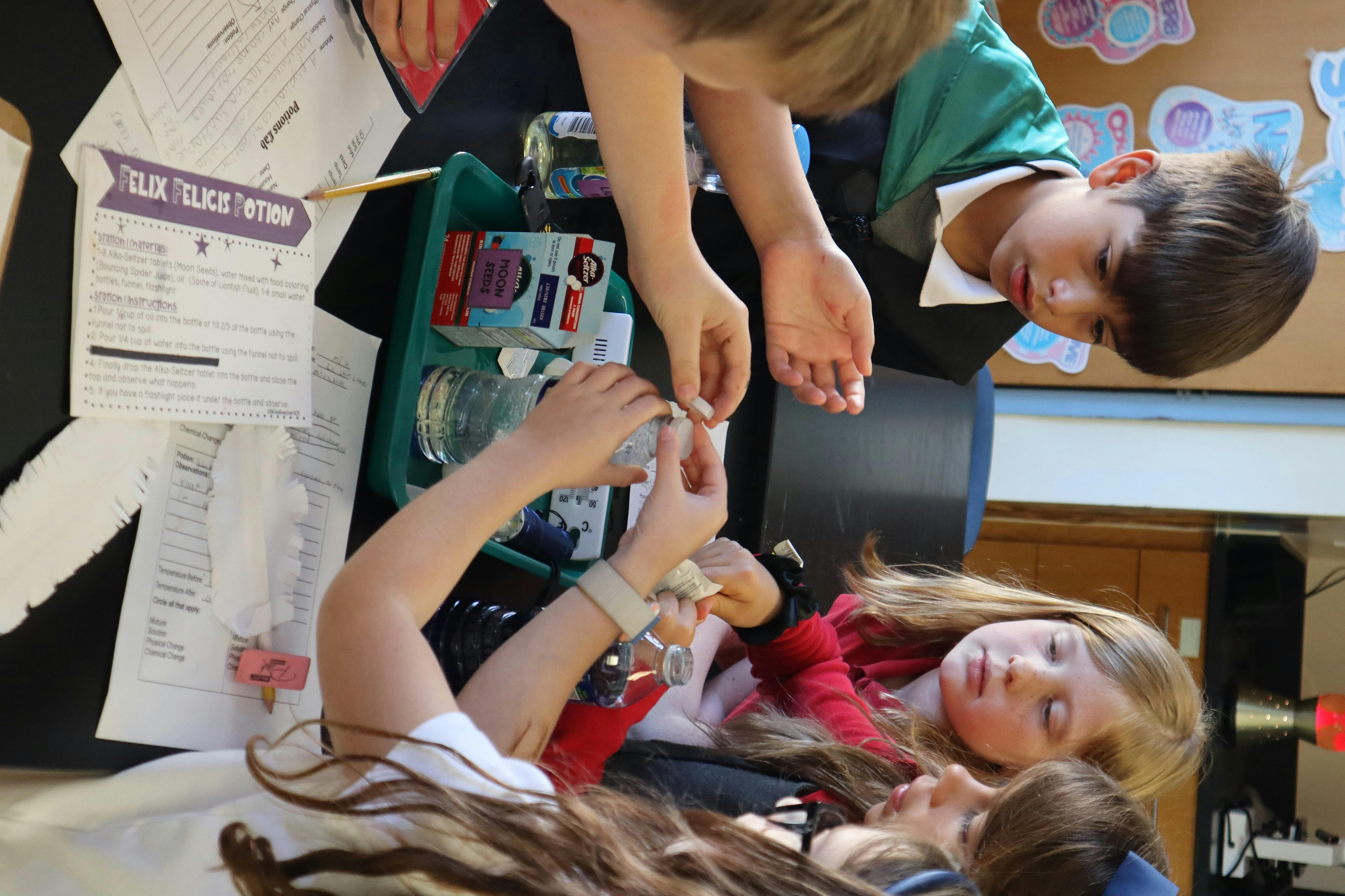 Children working together on a project