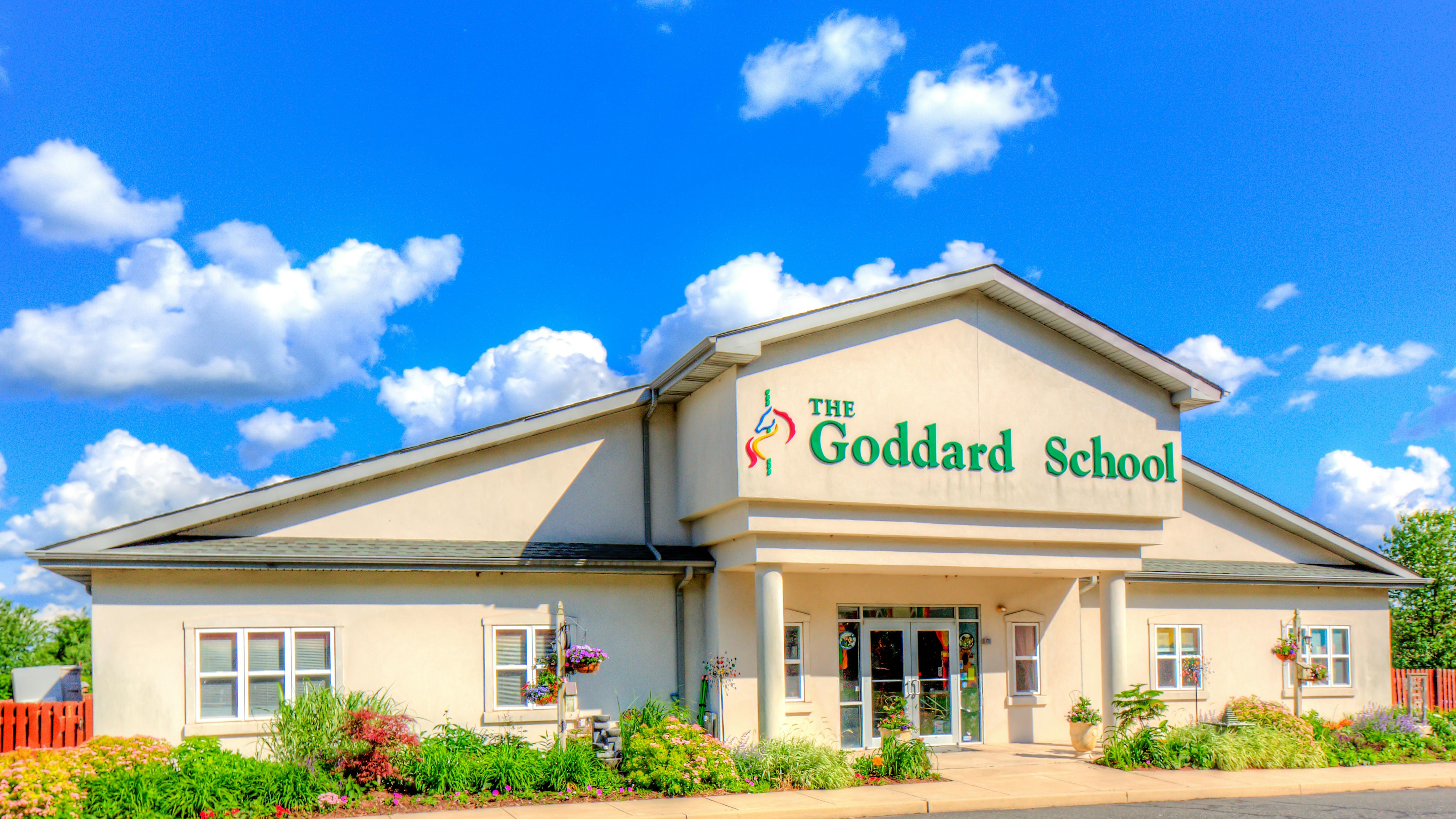 The Goddard School building exterior with sign
