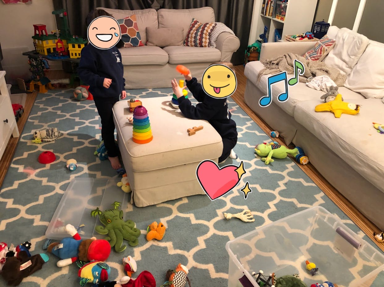 A really fun activity you can do with your kid's old baby stuff Winnie