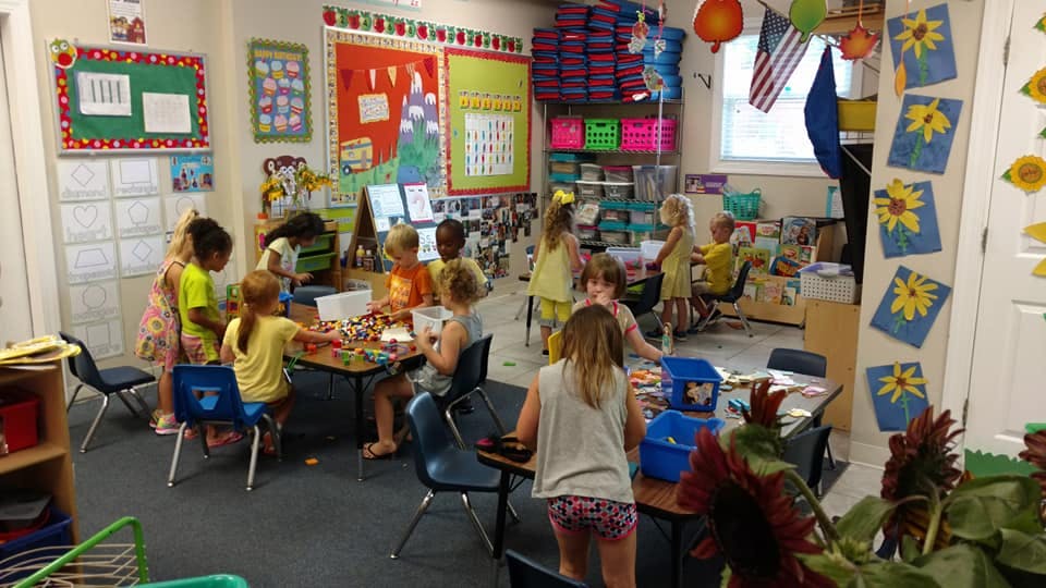 Children in a classroom