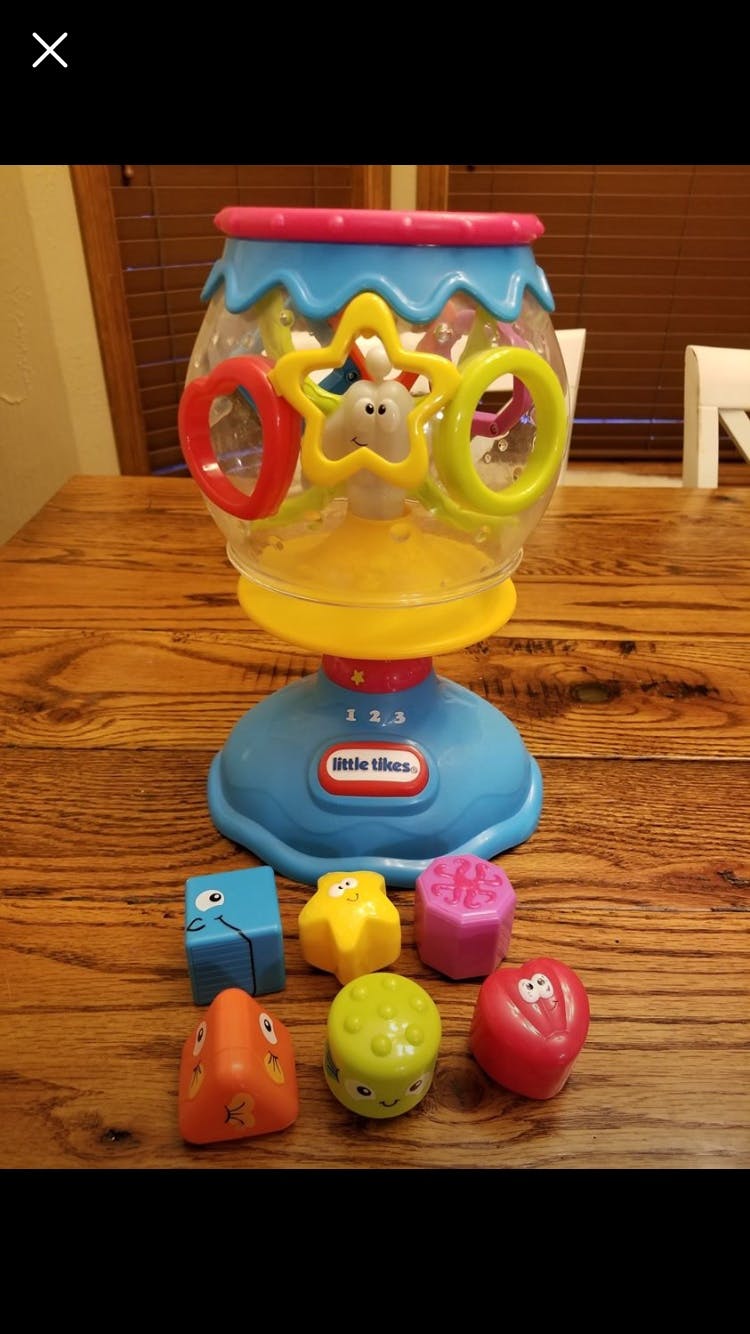 little tikes fish bowl shape sorter