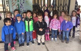 Group of children standing together