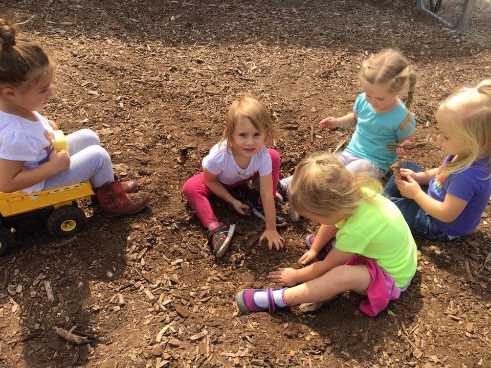 Children playing in dirt