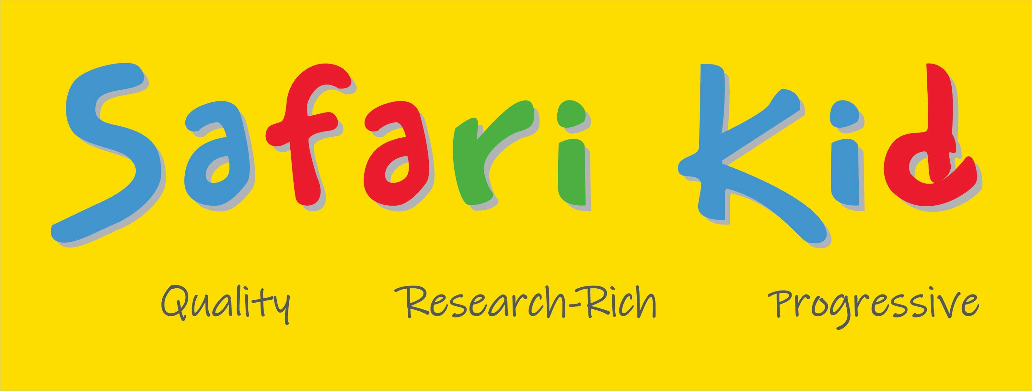 Safari Kid logo with text "Quality Research-Rich Progressive"