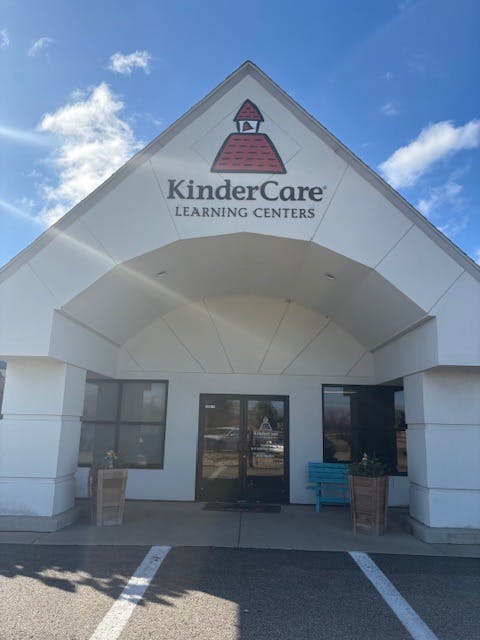 KinderCare Learning Centers sign on the front of a building