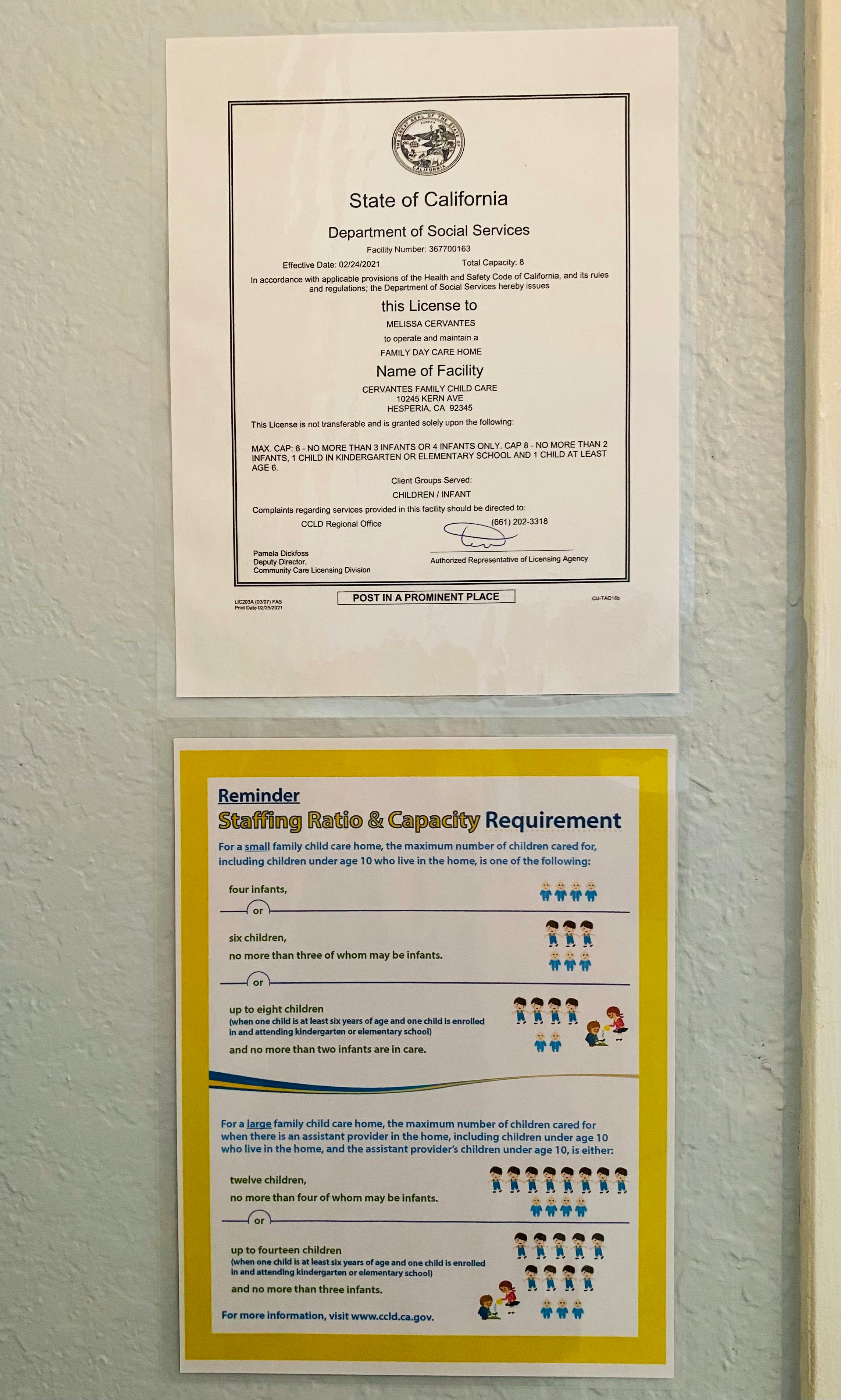 Cervantes Family Child Care in Hesperia, CA