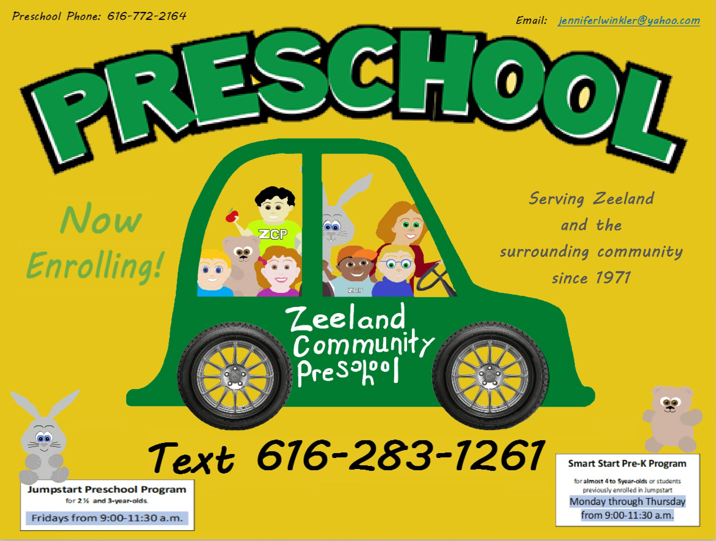 Zeeland Community Preschool in Zeeland, MI