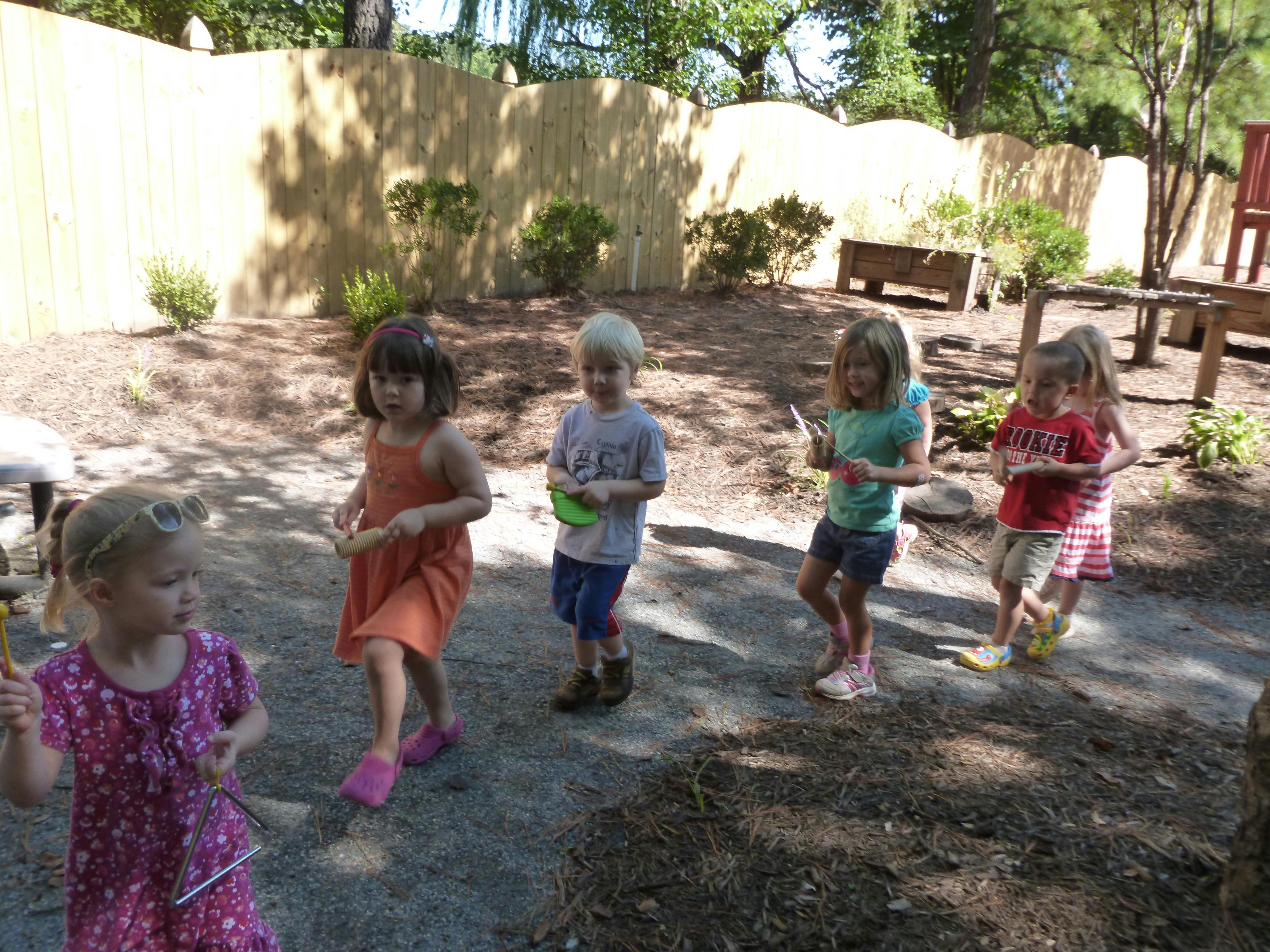 Children standing outdoors