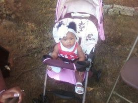 Child in a stroller