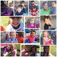 Collage of multiple photos of children and adults