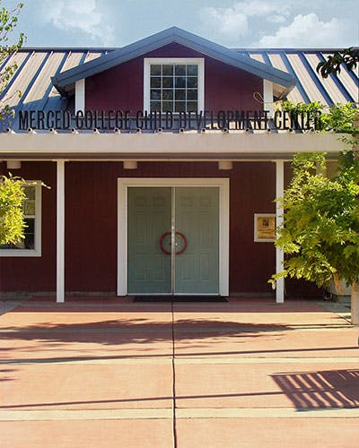 Merced College Child Development Center building exterior