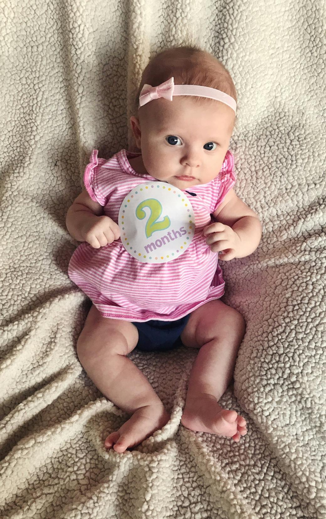 two month baby photos