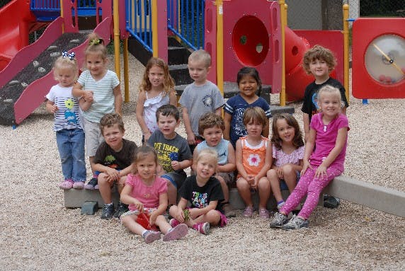 Group of children on a playground