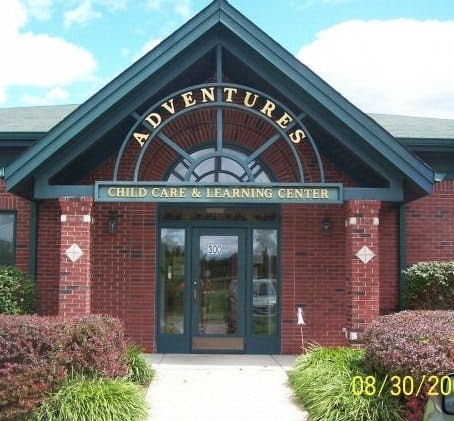 Adventures Child Care & Learning Center building entrance