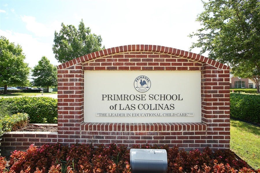 Primrose School of Las Colinas sign