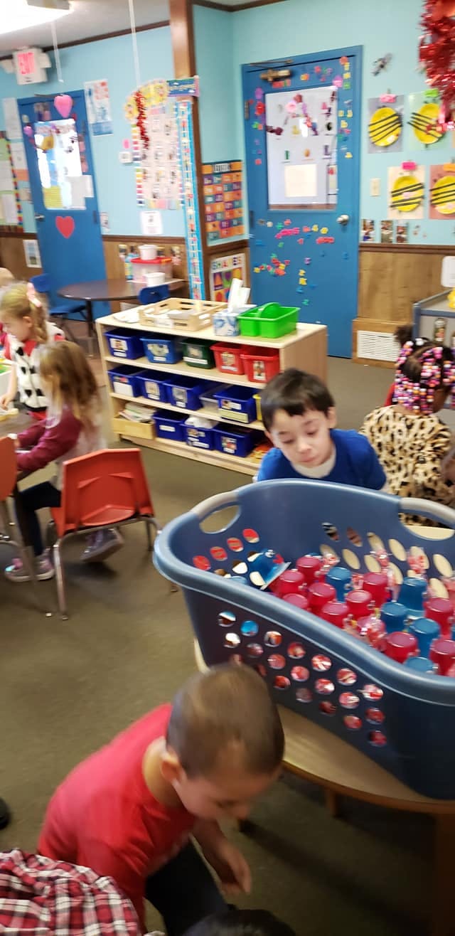 Children in a classroom