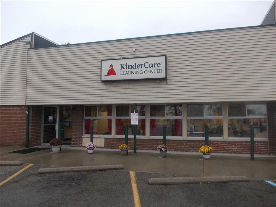 KinderCare Learning Center sign on a building facade