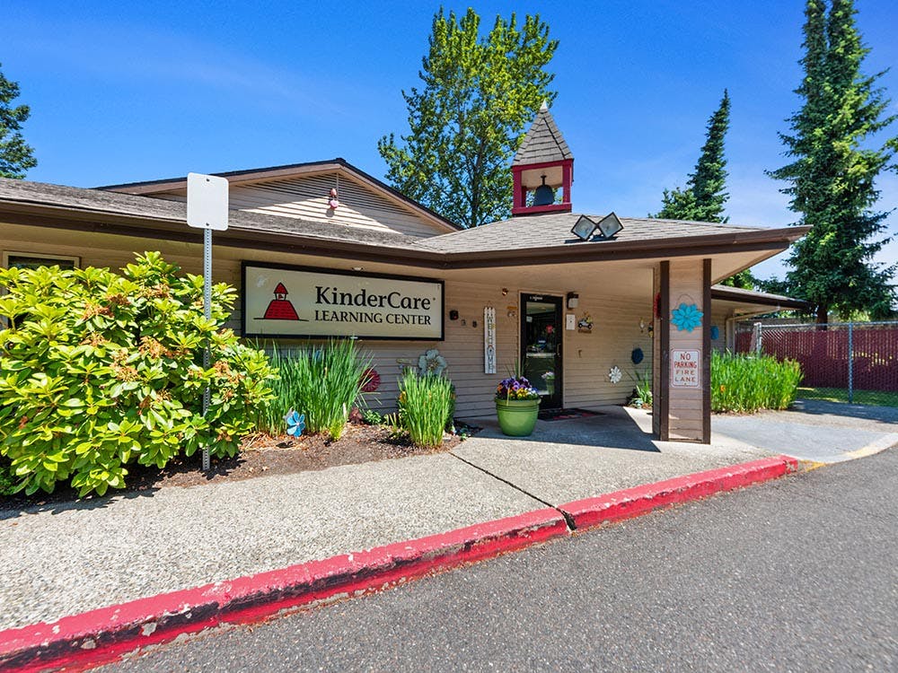KinderCare Learning Center building exterior on a sunny day