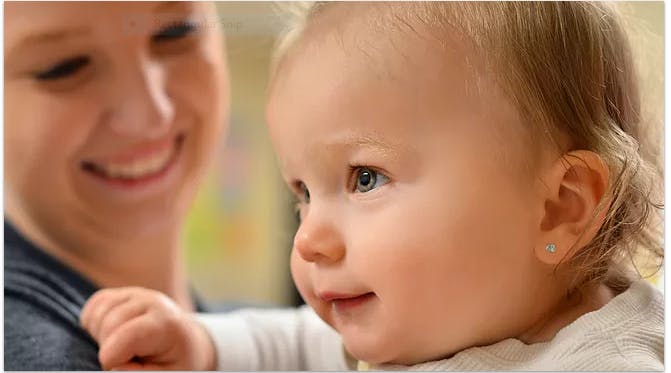 Person holding a child