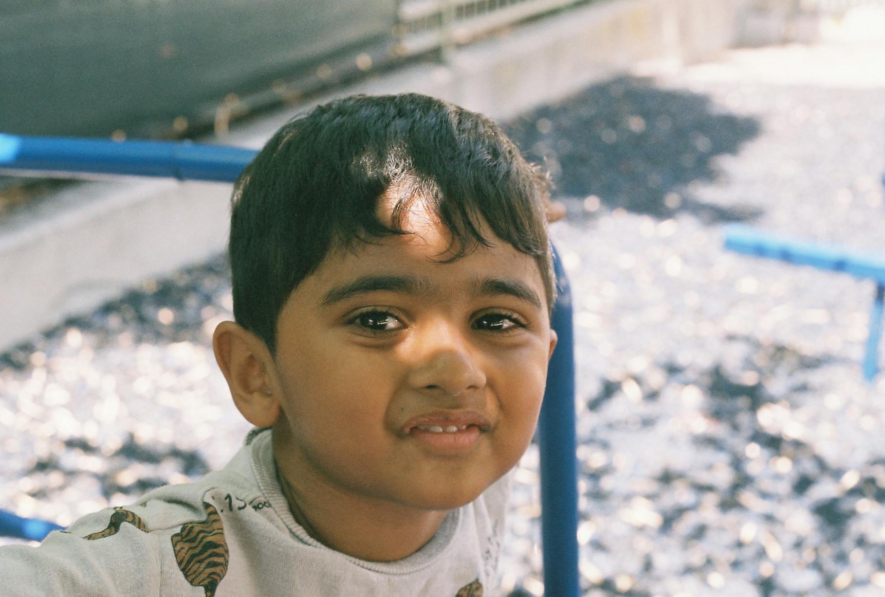 Child looking forward