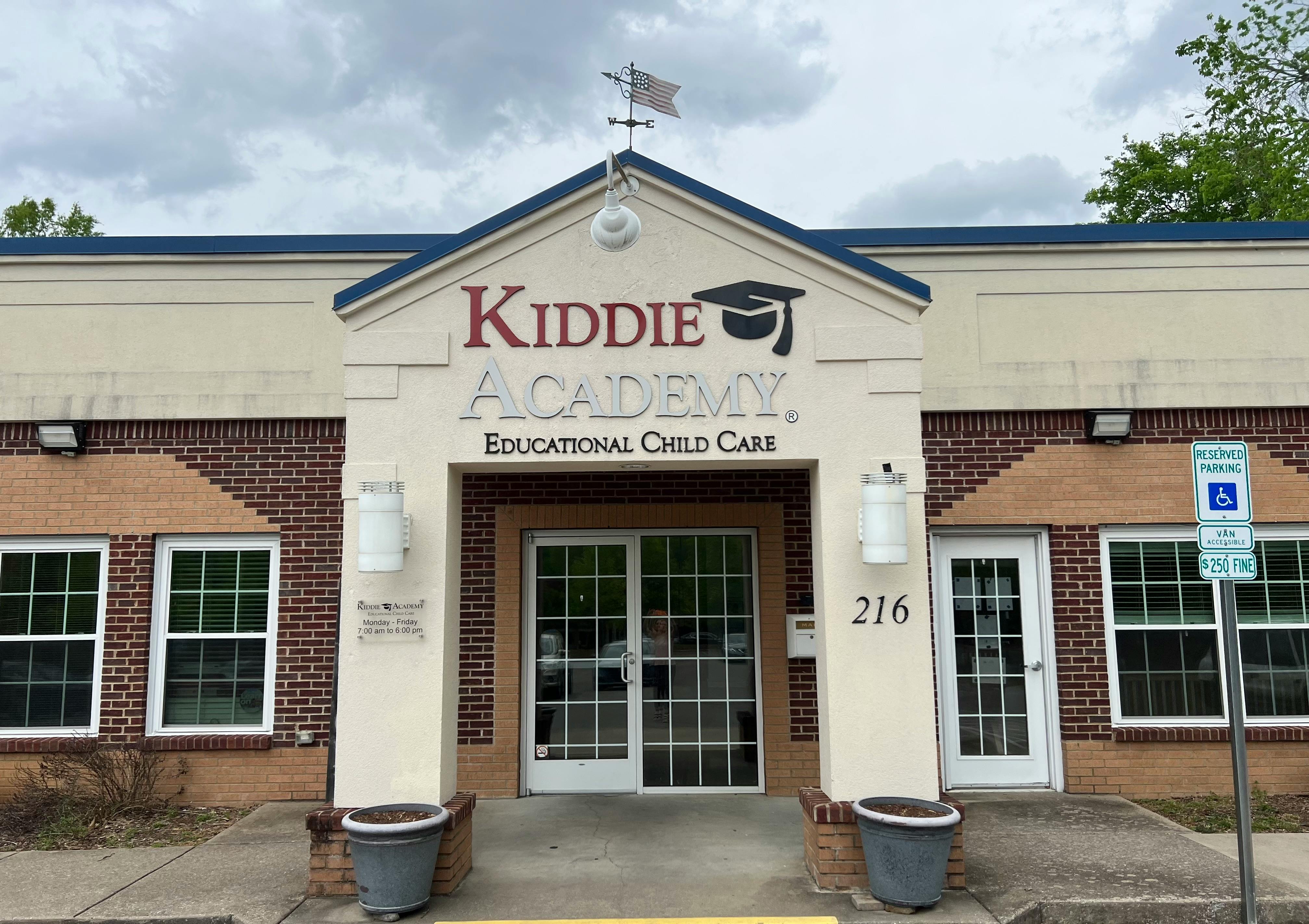 Kiddie Academy Educational Child Care building entrance
