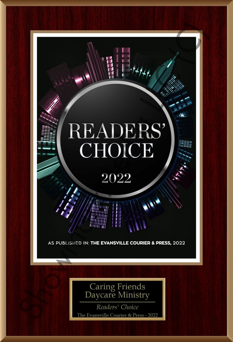 Readers' Choice 2022 award for Caring Friends Daycare Ministry