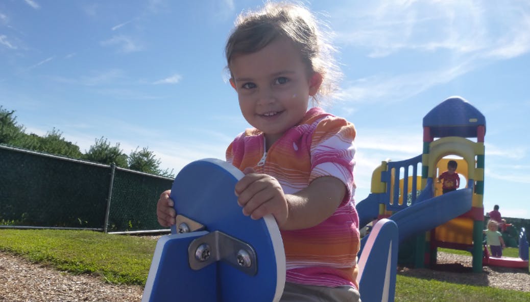 Child on a playground