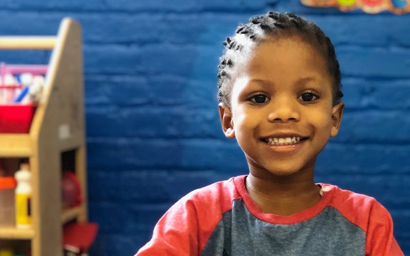 Child smiling