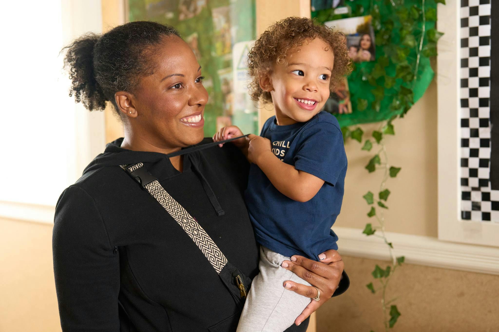 Person holding a child