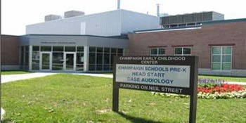 Building with sign for Champion Early Childhood Center