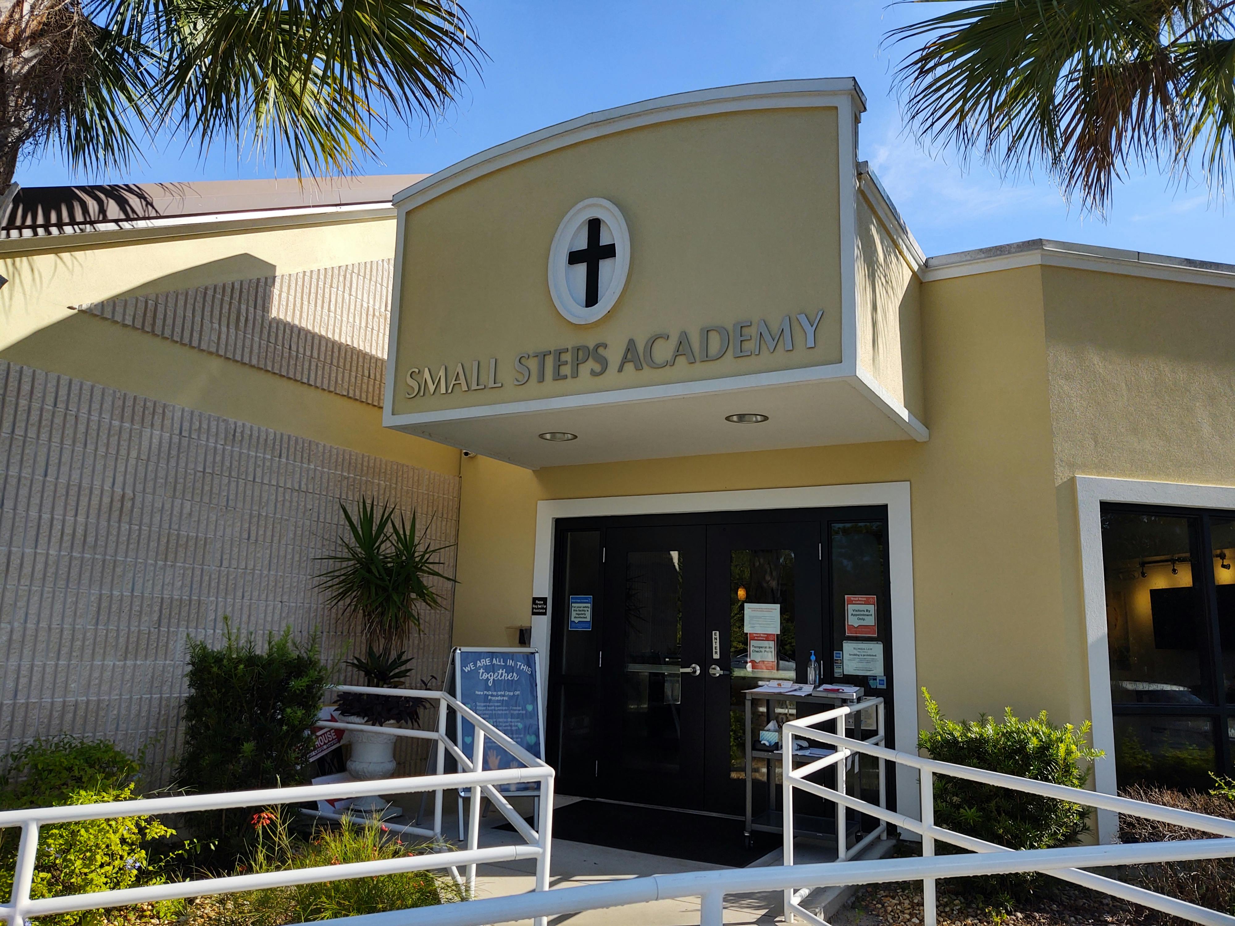 Entrance to Small Steps Academy building