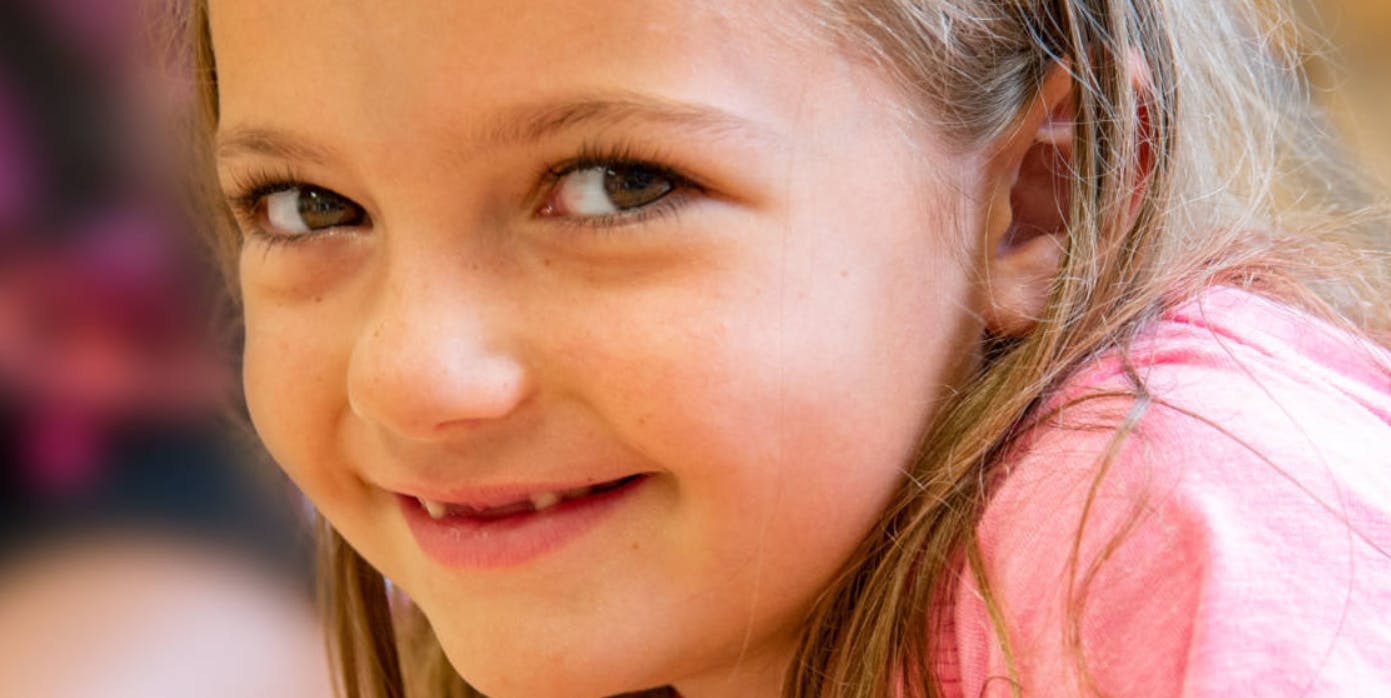 Child smiling