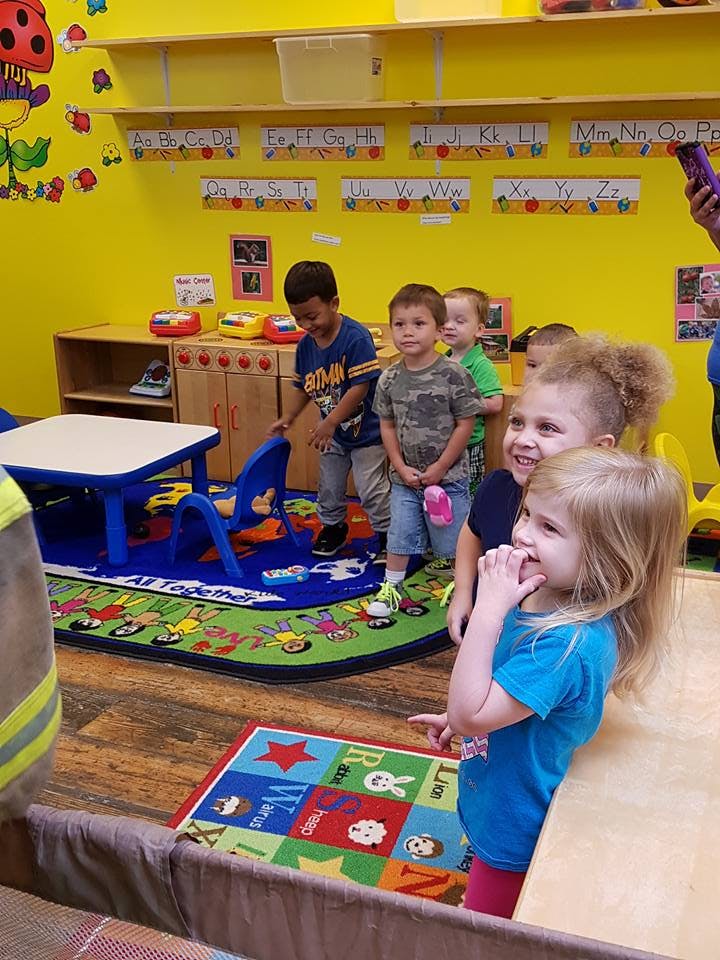 Children in a classroom