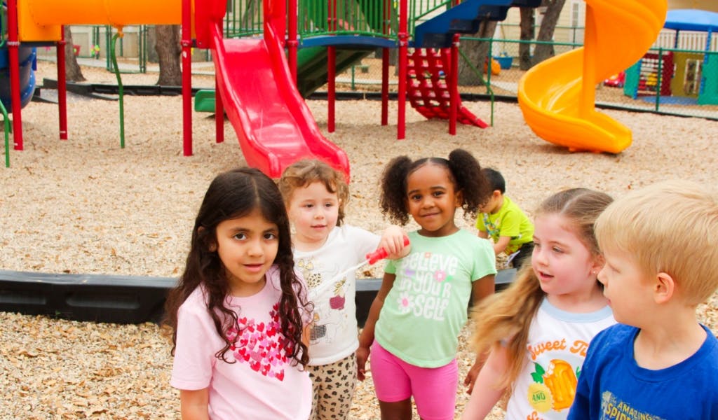 Group of children on a playground