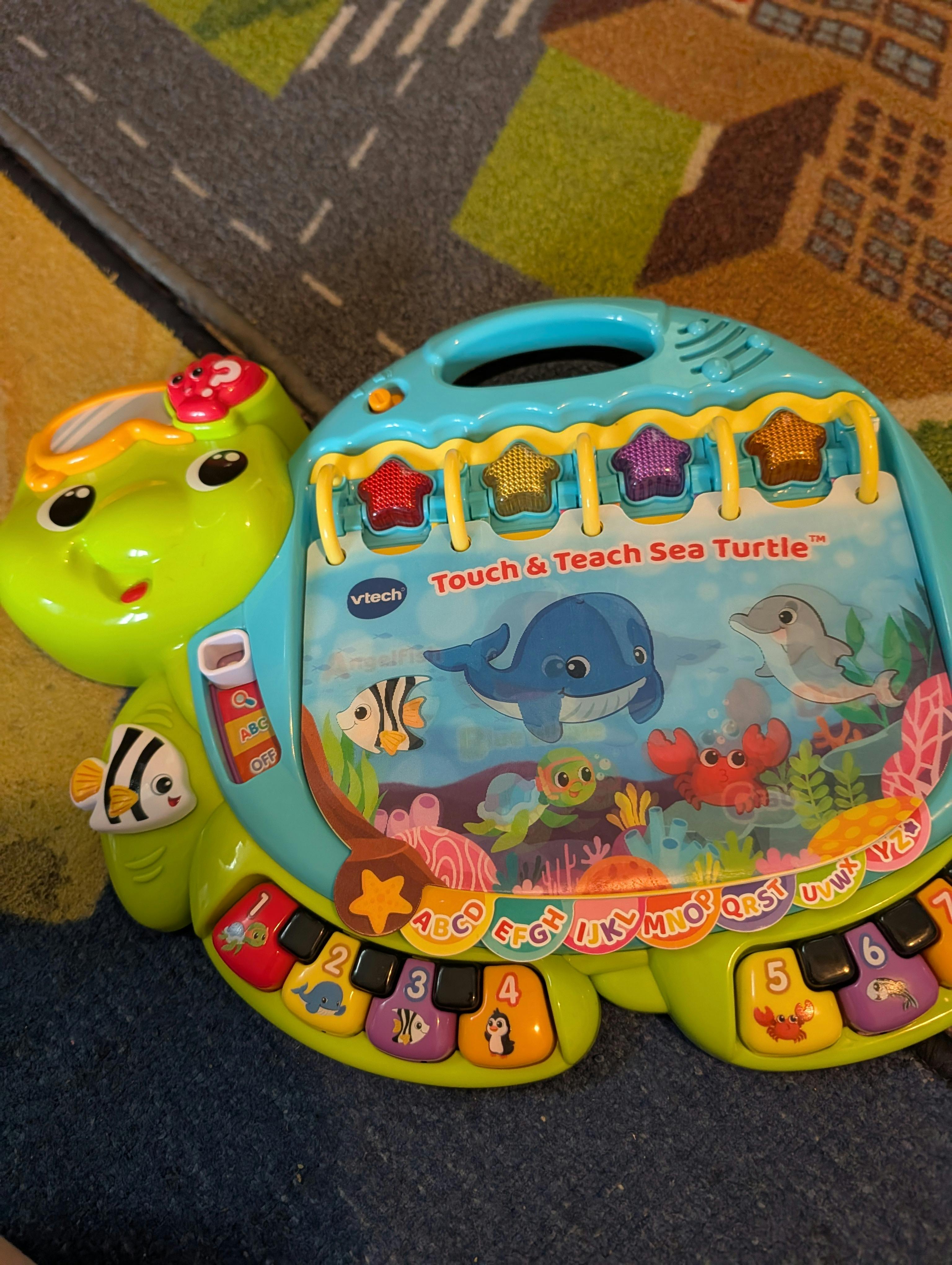 VTech Touch and Teach Sea Turtle interactive toy for children