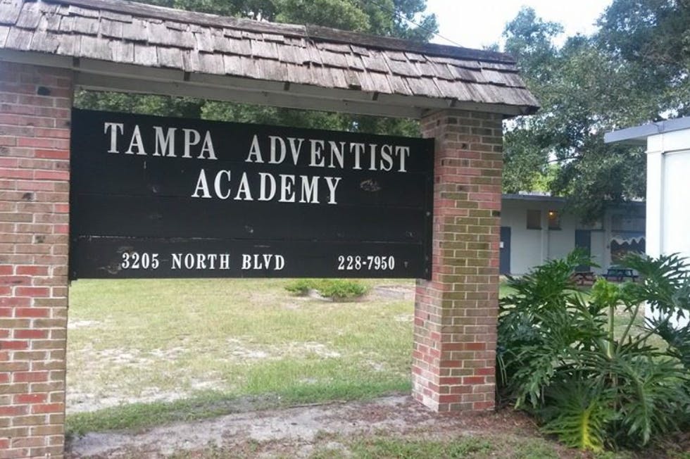 Sign for Tampa Adventist Academy